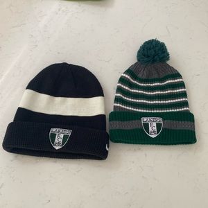 Glen Ellyn Lakers Youth winter Hats - Nike black + white & Holloway green white